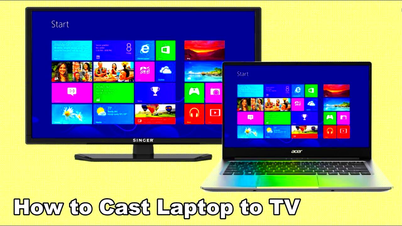 How to Cast Laptop to TV  YouTube