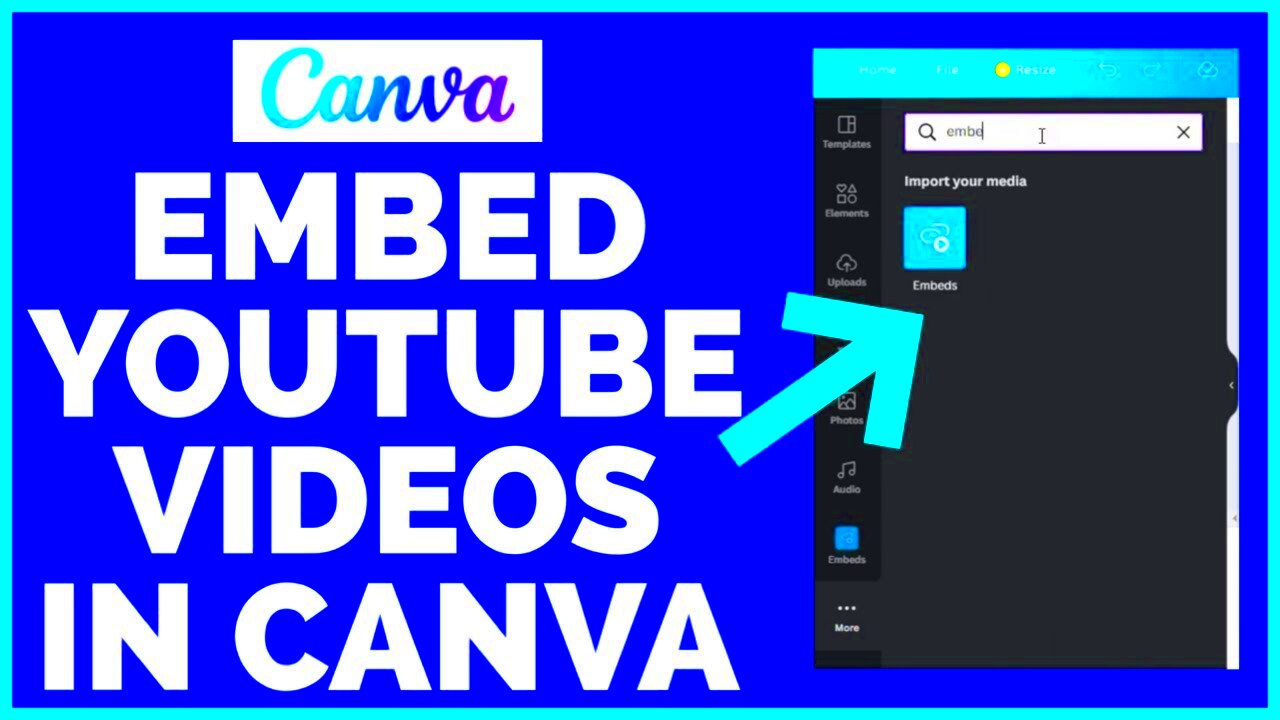 How to Insert  Embed YouTube Video In Canva 2022  YouTube