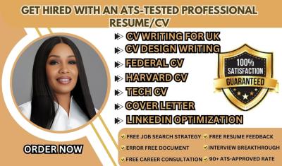 I Will Write Professional CVs for the UK, Harvard-Style CVs, Tech CV Editing, and CV Design with Cover Letters