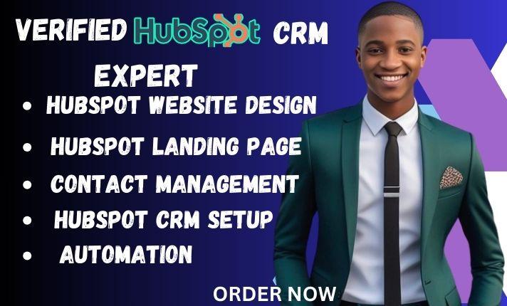 I Will Setup HubSpot CRM, Landing Page, Website, and Automation