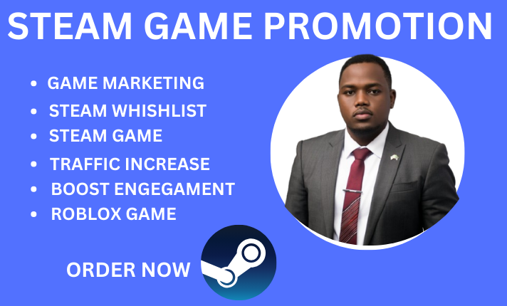 I Will Steam Game Promotion & Marketing to Boost Visibilities and Wishlists