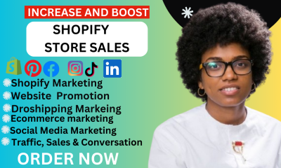 I Will Boost Shopify Sales, Promotion, Integration & Expert Services