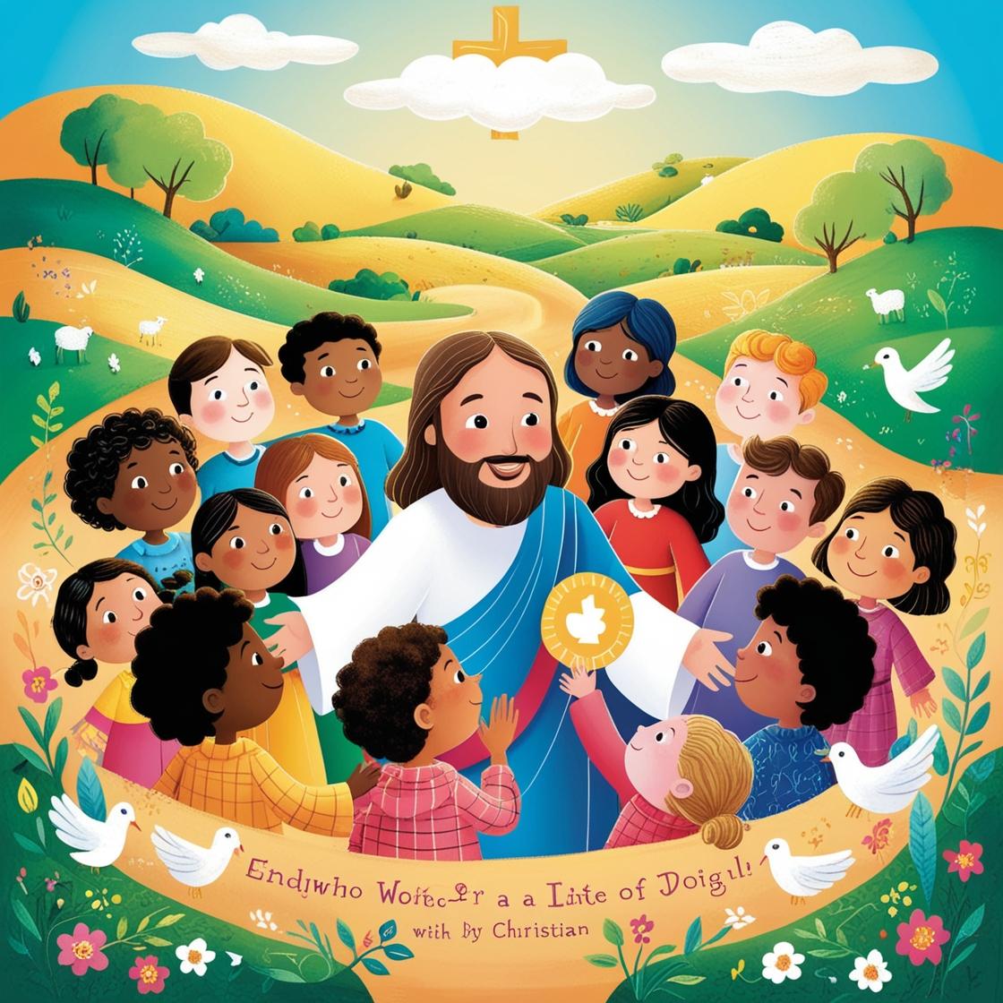 I Will Create Children Book Illustrations and Cover, Christian Illustration