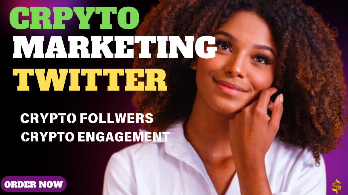 I Will Crypto Twitter X Marketing or Promotion for Real Organic Followers Growth