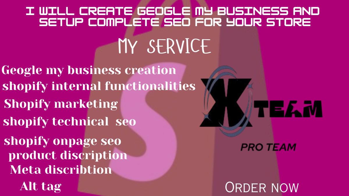 I Will Create a Google My Business Profile and Set Up Complete SEO for Your Store