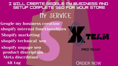 I Will Create a Google My Business Profile and Set Up Complete SEO for Your Store