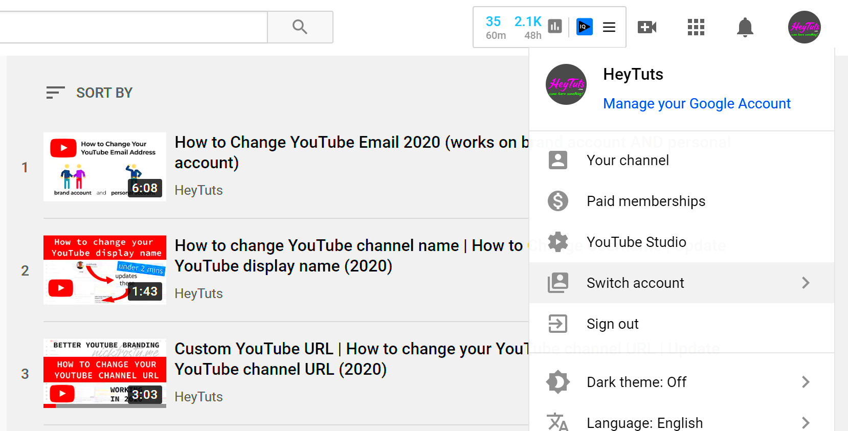 How to change your YouTube email address  Nick Frostbutter