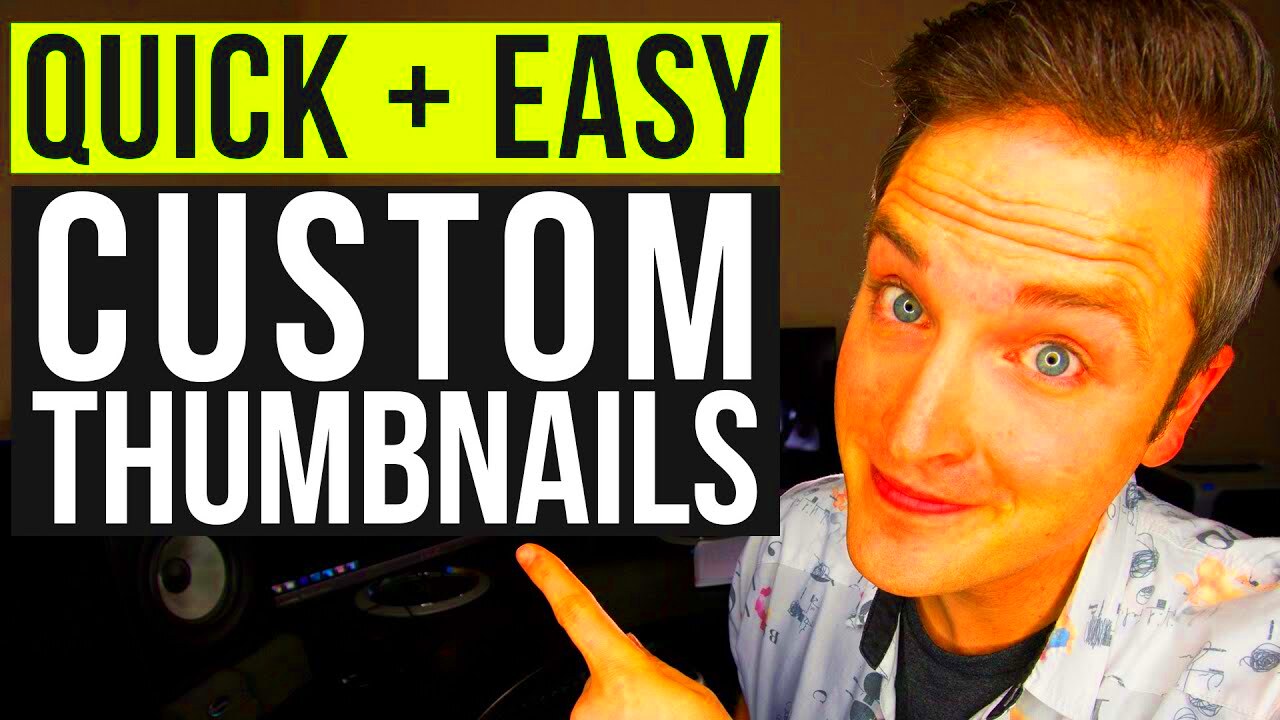 How to Make a YouTube Custom Thumbnail Tutorial  Quick and Easy  YouTube