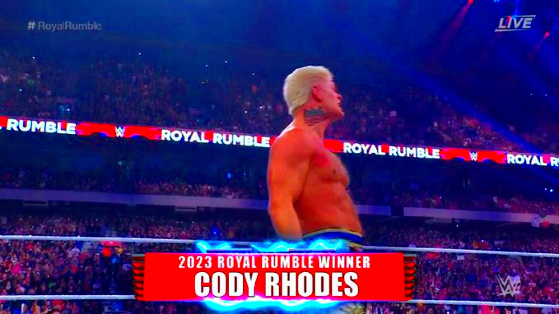 Former World Champion reacts to Cody Rhodes winning the 2023 Mens 