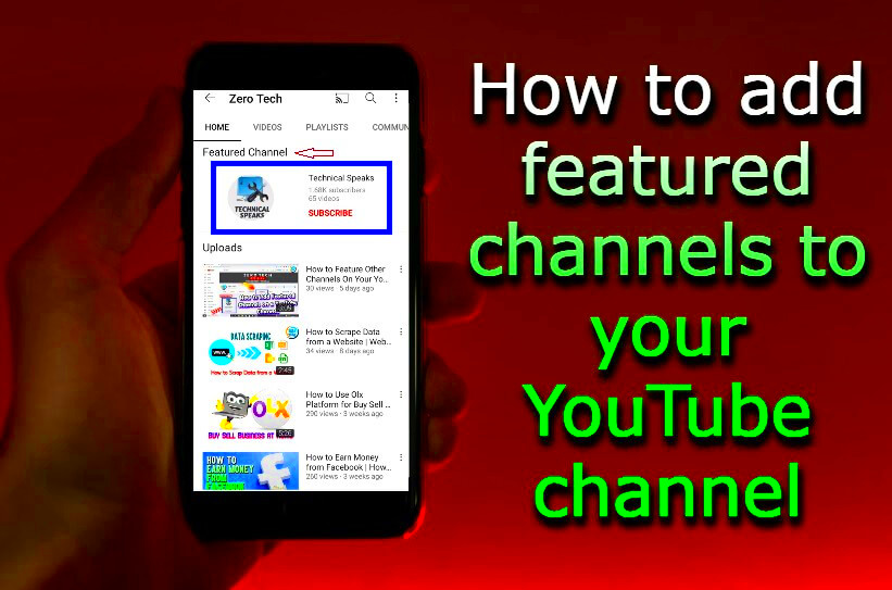 How to add featured channels to your YouTube channel  Latest Update