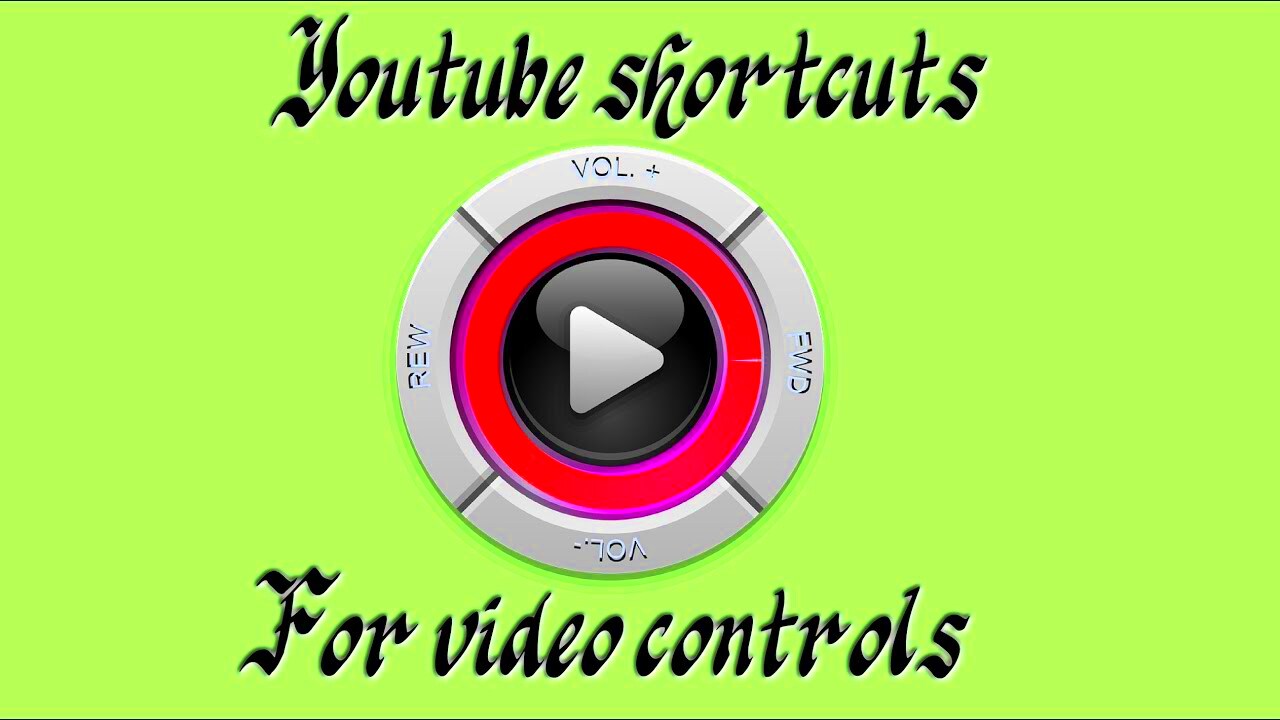 How to fast forward your youtube videos using a shortcut and also 