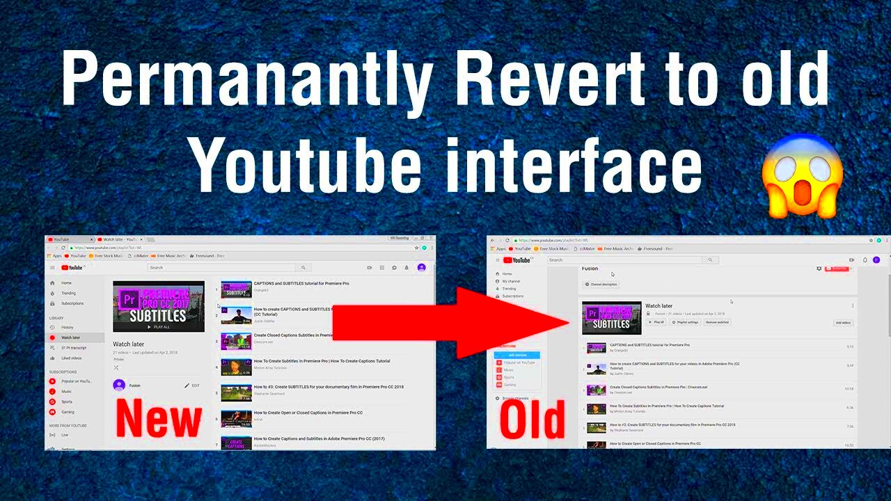 How to get old Youtube app back 2019  YouTube