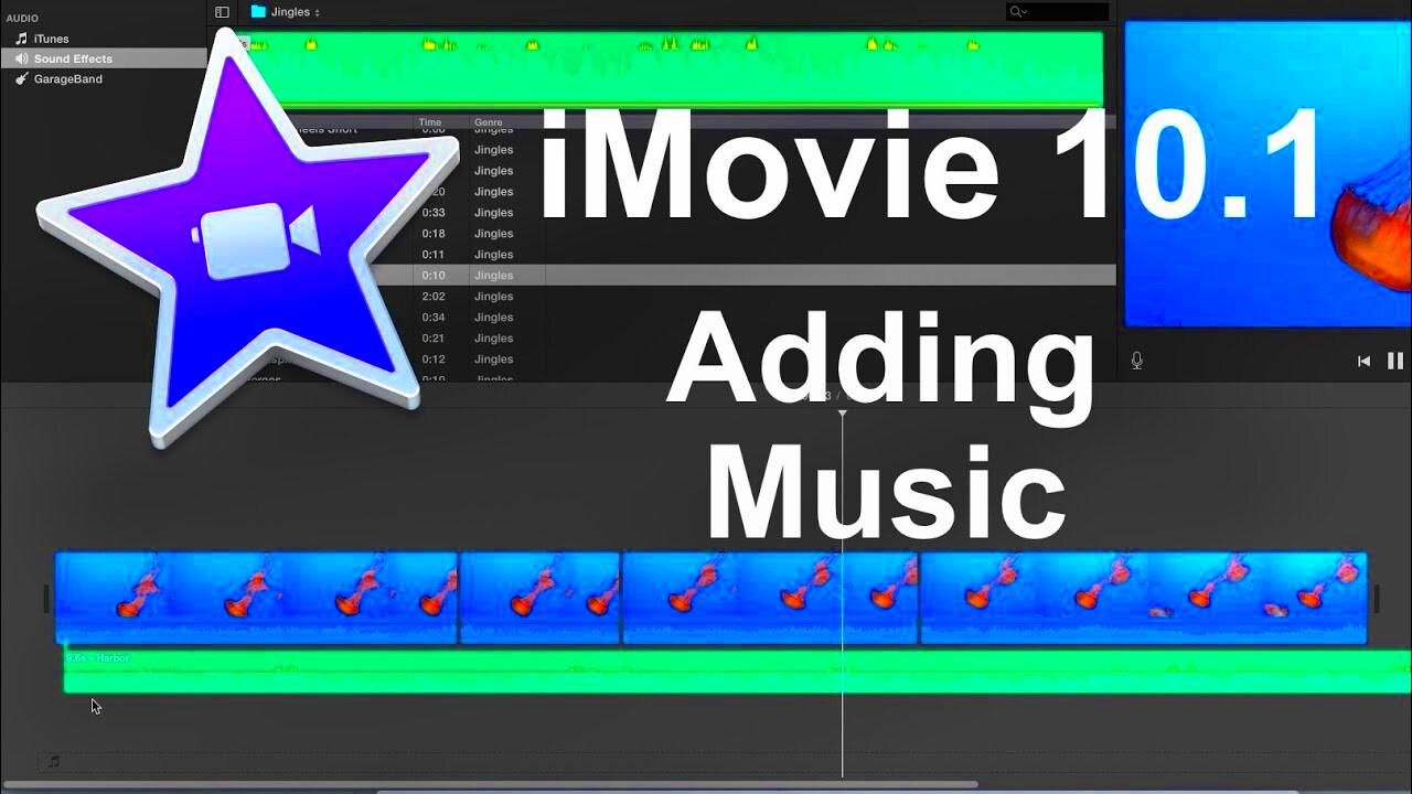 iMovie 101 2016  How to Add Music Beginner  YouTube