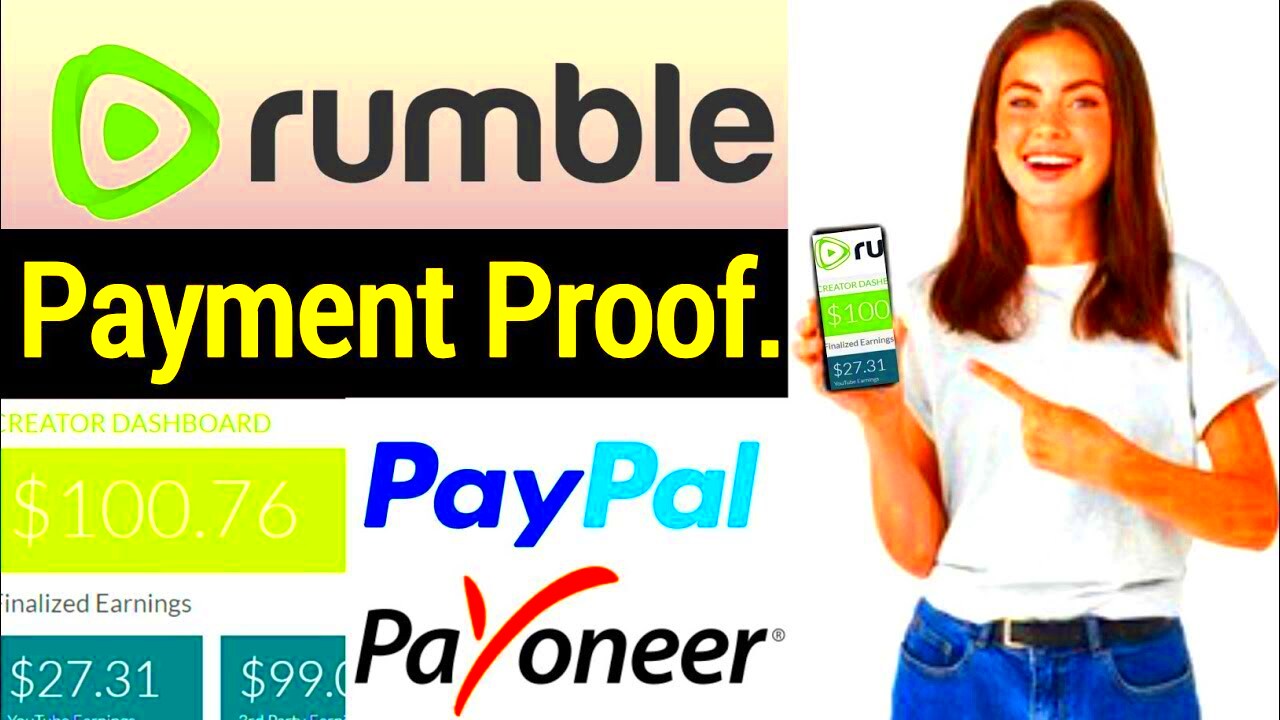 Rumble Payment Proof  Rumble Earning Proof  How To Withdraw Money 