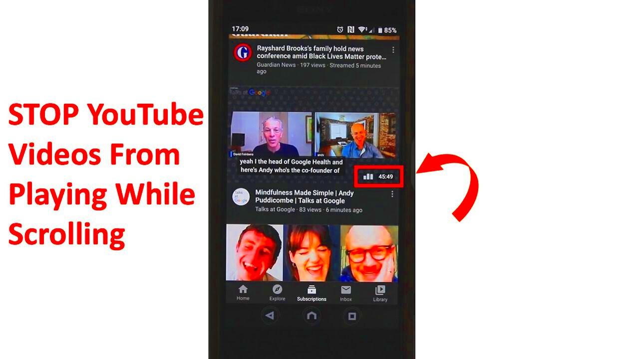 How to STOP YouTube Videos From Playing While Scrolling  YouTube