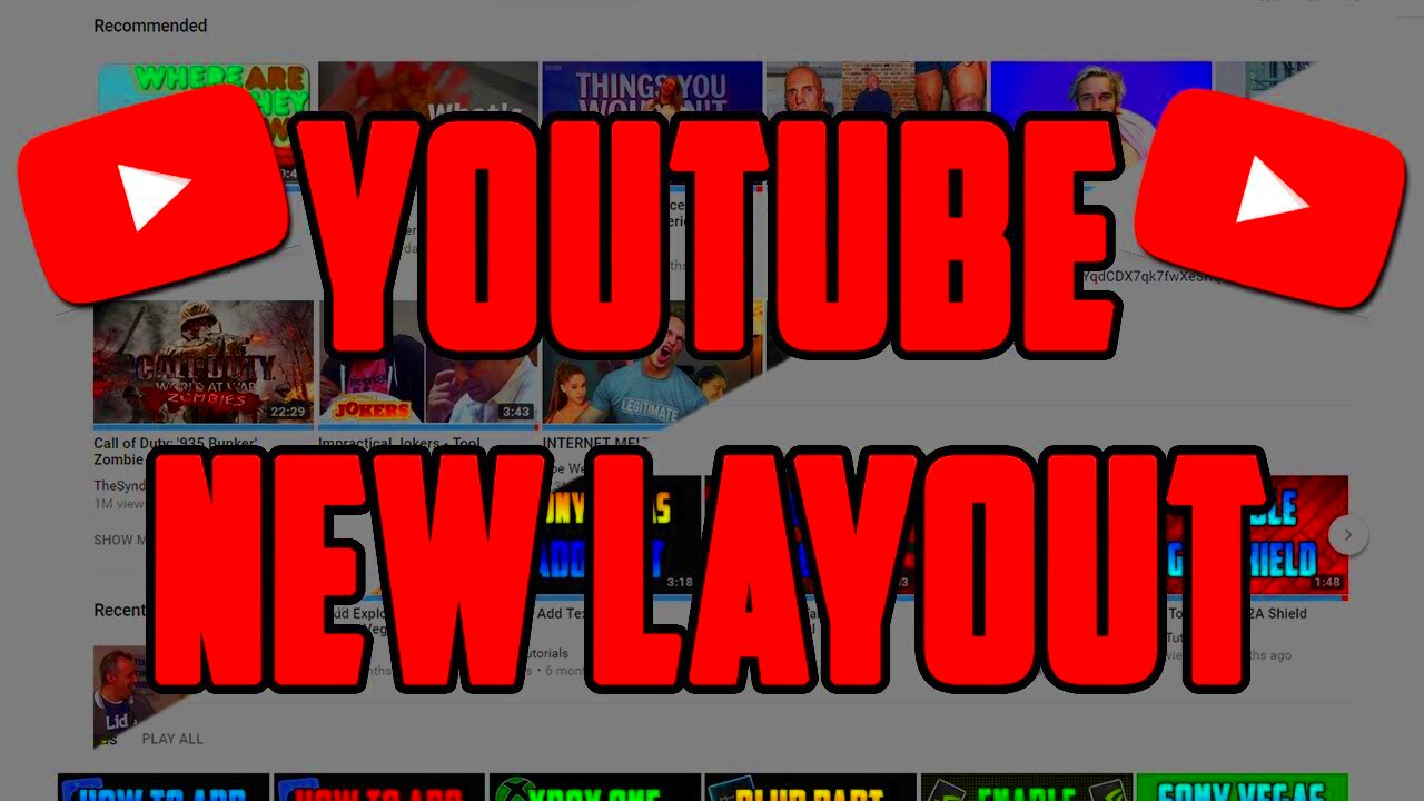 How To Get New YouTube Layout  YouTube