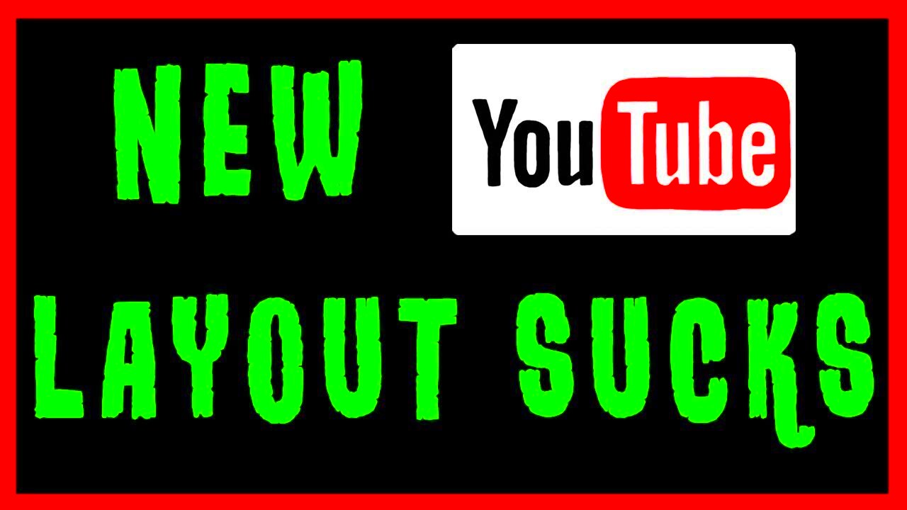 How to Change Youtube Back to Old Version  Old Style  Old Layout 