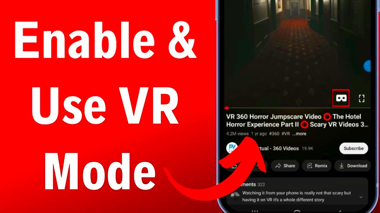 How To Enable  Use VR Mode In YouTube 2023  Watch YouTube VR 