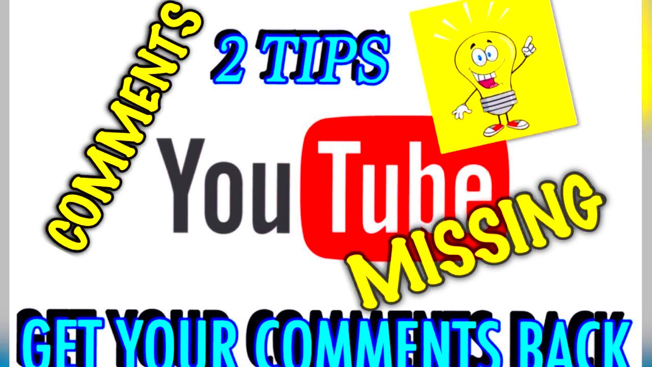 How to Find and Fix Youtube Comments not Showing up  YouTube