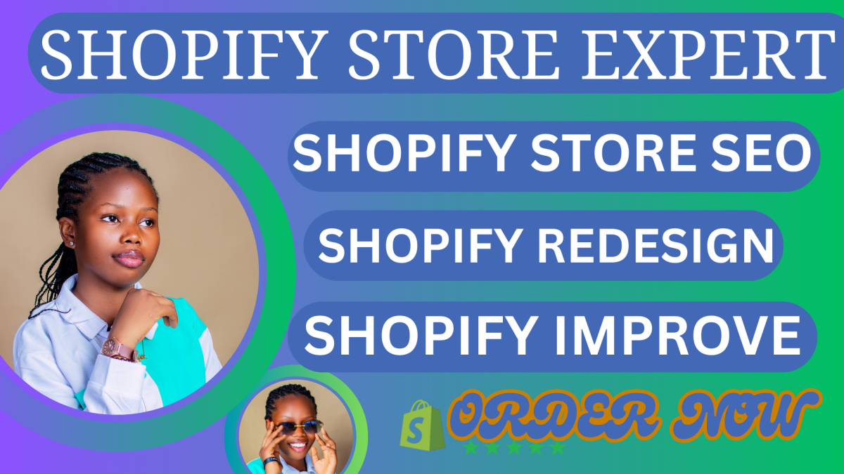 I Will Redesign Your Shopify Store, Improve SEO & Manage Your Dropshipping Product Listings