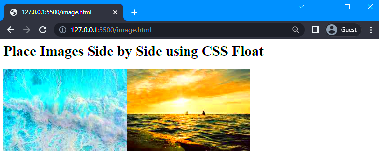 3 Easy Ways to Place Images Side by Side in HTML  CSS