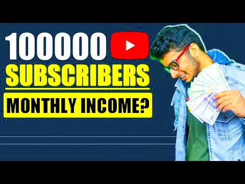 My YouTube Income with 100k Subscribers  How to Make Money on YouTube 