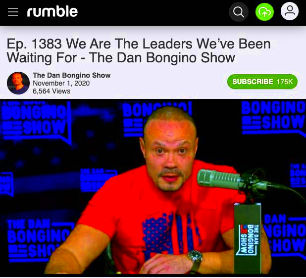 Can Dan Bongino Make Rumble The Rights New Platform