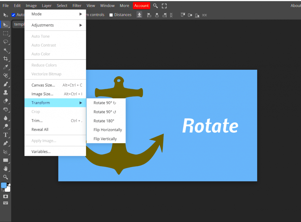 How to Rotate in Photopea  Design Guides  SVG File Downloads