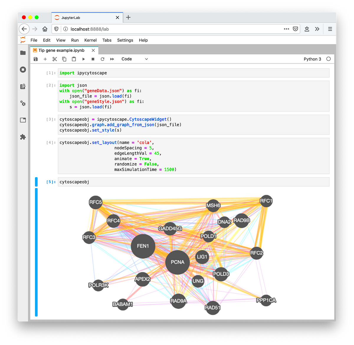 Interactive Graph Visualization in Jupyter with ipycytoscape  by 