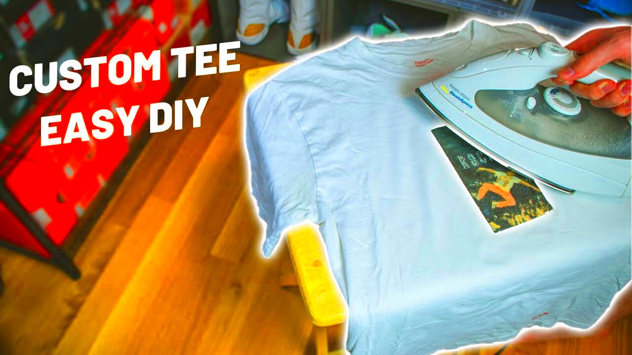 How to Put ANY Image on a Tee Shirt EASY DIY  YouTube