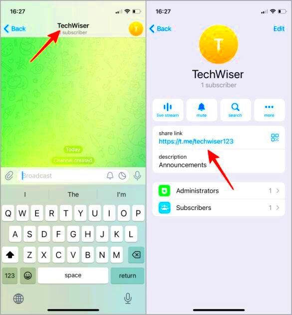 How to Copy Telegram Profile Group Channel Message Links  TechWiser