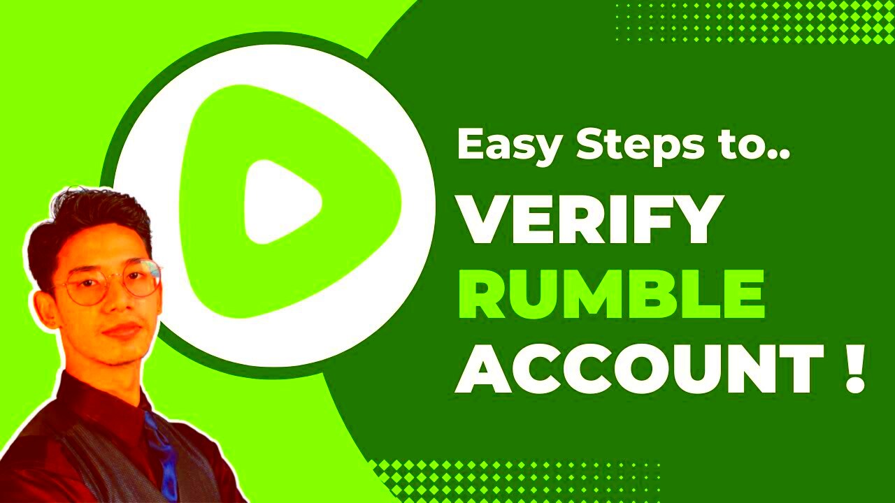 Rumble  How to Verify Account   YouTube