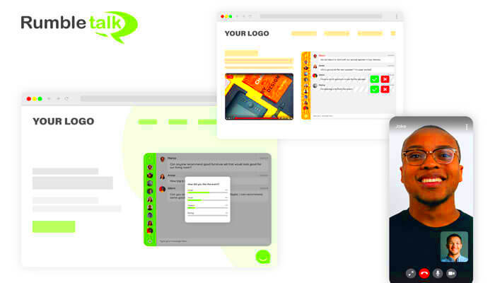 RumbleTalk Chat Add A Spark Of Interaction On Your Website Or Event 