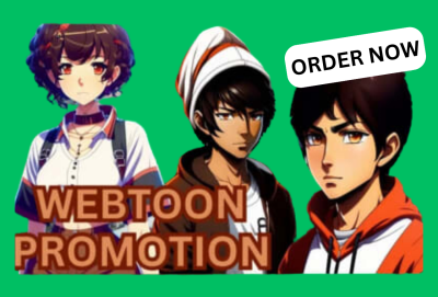 Webcomic Promotion, Webtoon Promotion, Manga, Tapas, Comic