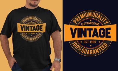 I Will Make Retro Vintage Logo & Vintage T-Shirt Designs