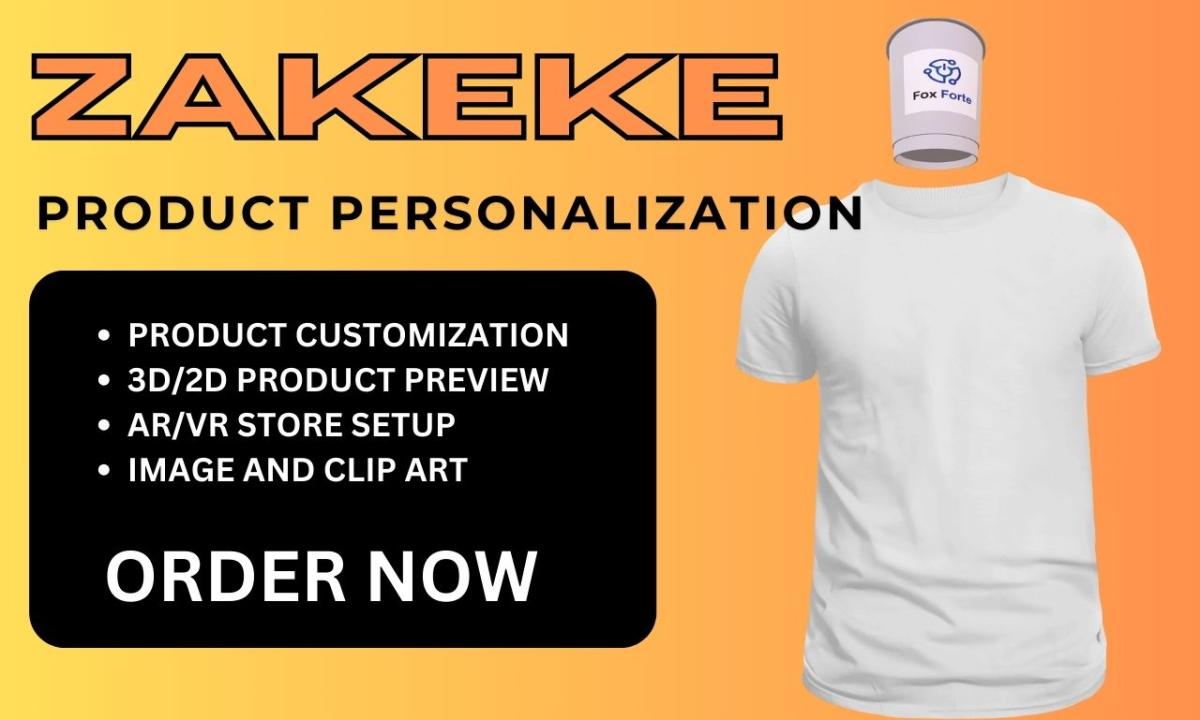 I Will Build a Product Personalization Store with Zakeke, Customily, Kickflip, TeeIn Blue