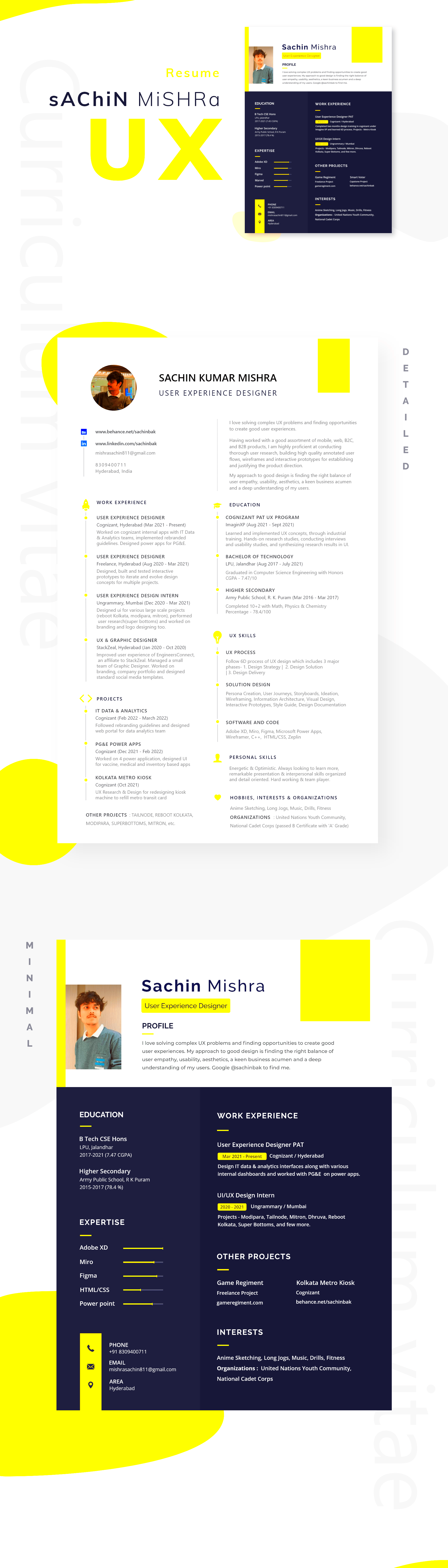 RESUME  Behance