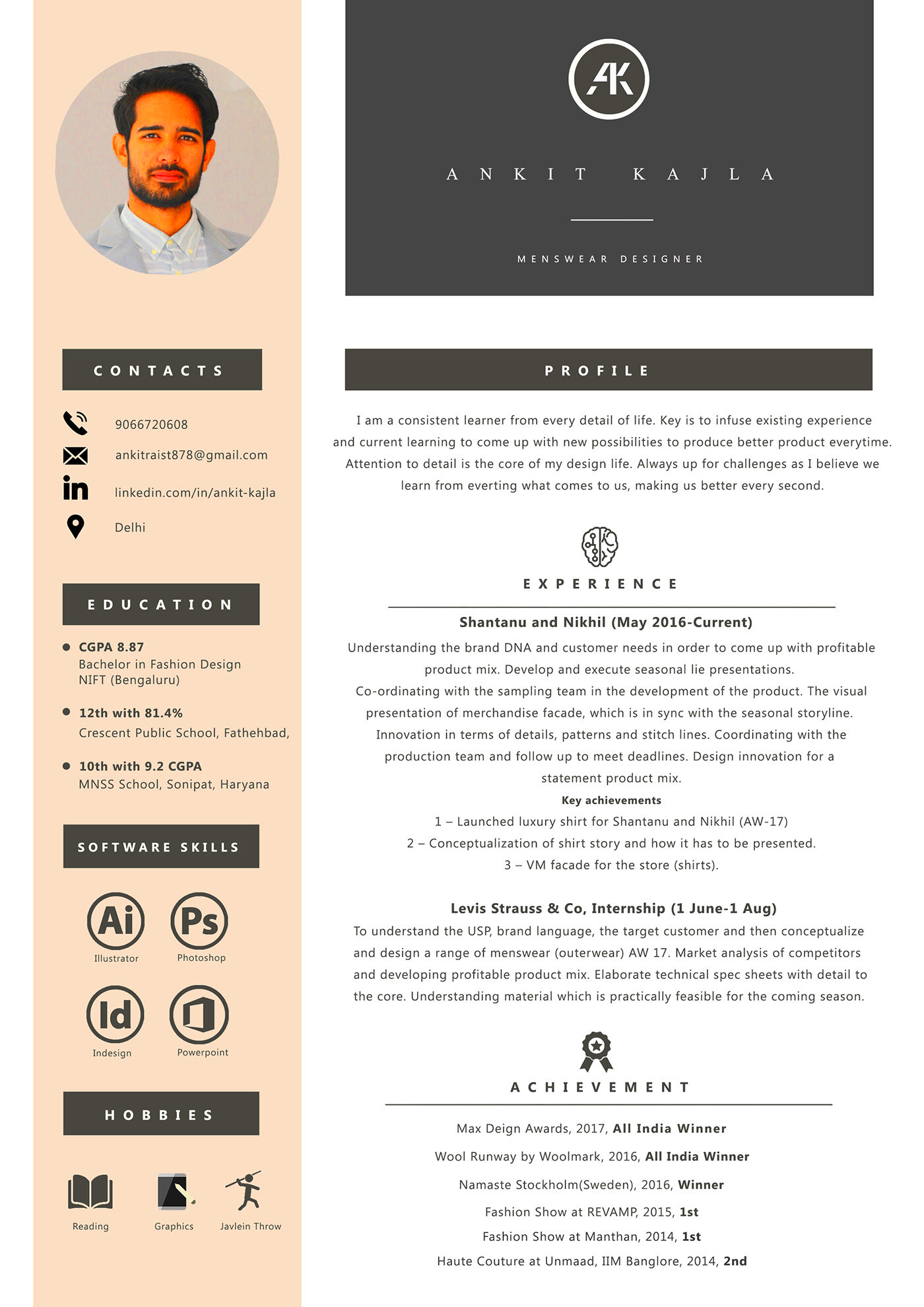 Behance Resume Template