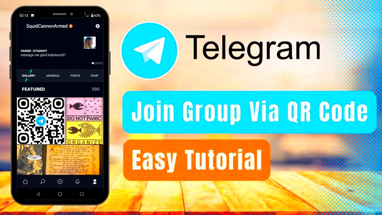 How to Join Telegram Group Via QR Code   YouTube