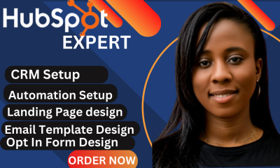 I Will Setup HubSpot CRM, Landing Pages, Email Templates, and Automation for You