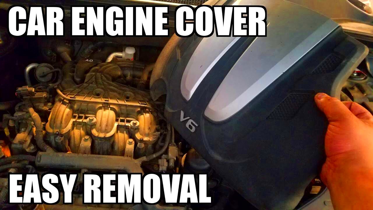 How to Remove Your Cars Engine Cover  YouTube