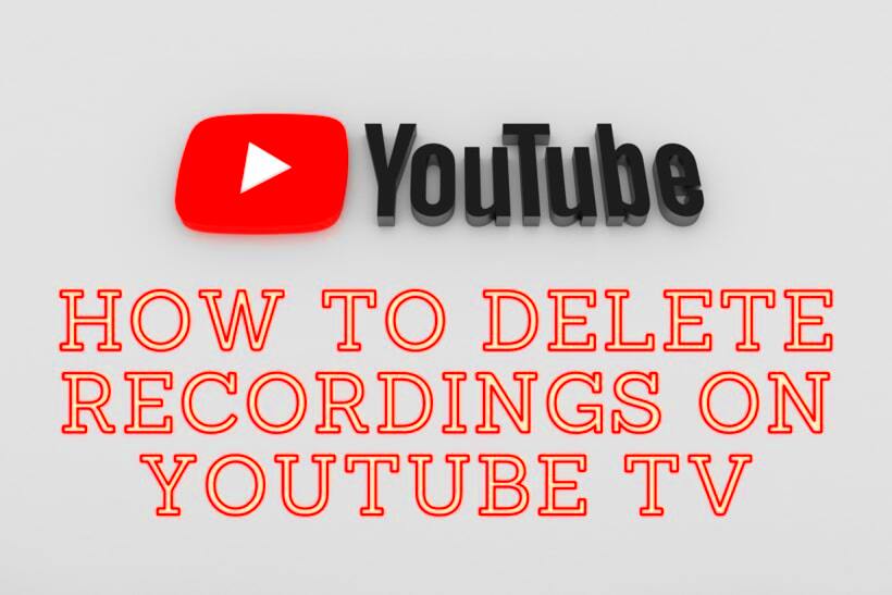 How to delete recordings from YouTube TV  Android Nature