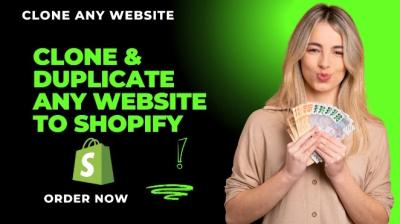 I Will Revamp, Clone, Copy, and Migrate Any Website to Shopify