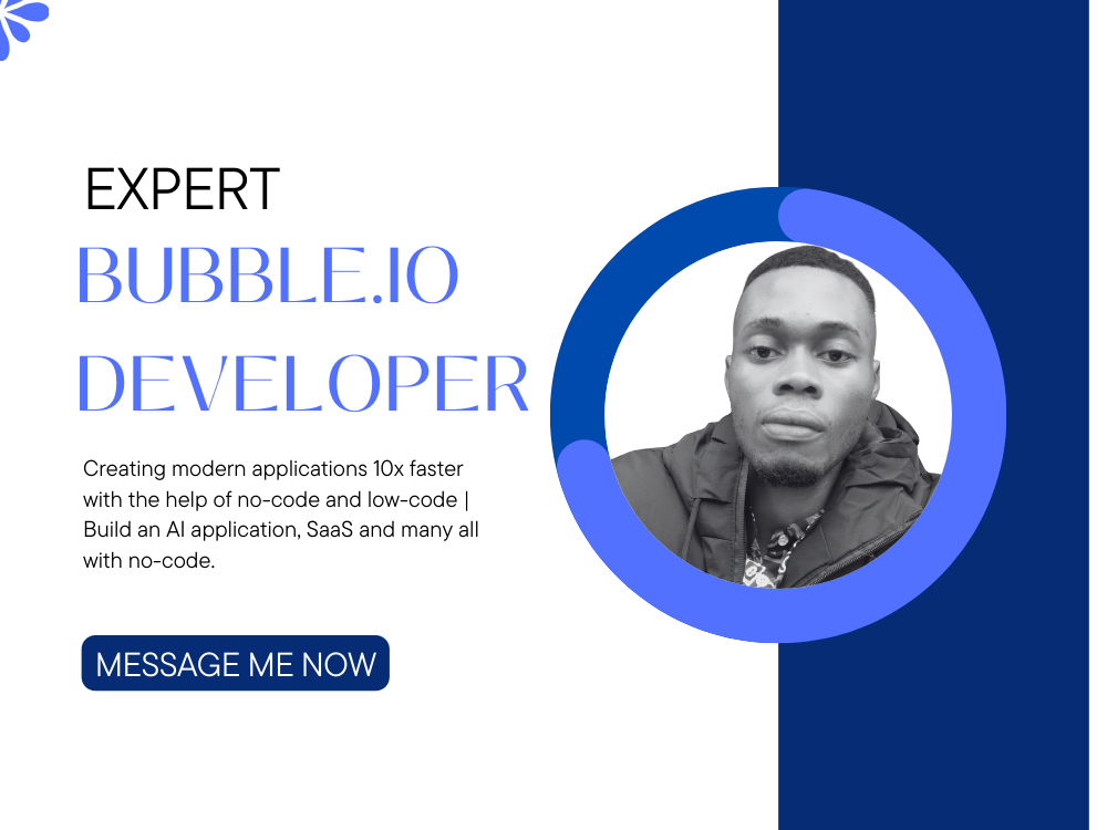 I Will Be Your Bubble.io Developer for Mobile Apps and More!