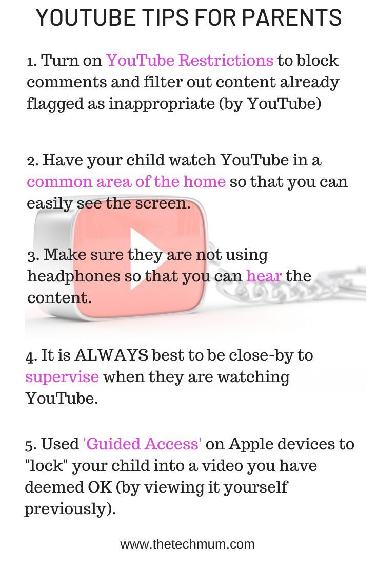 YouTube Tips for Parents  YouTube Restrictions  Internet Safety Tips 