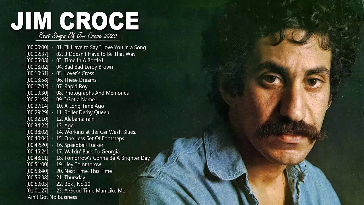 Jim Croce Greatest Hits Playlist  Best Songs Of Jim Croce  Jim Croce 