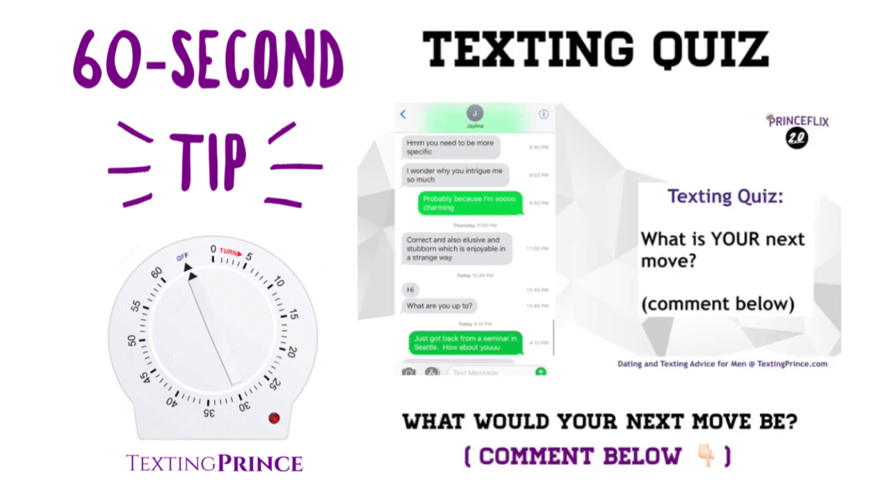 Texting Tips for Men  How Would You Respond to Her