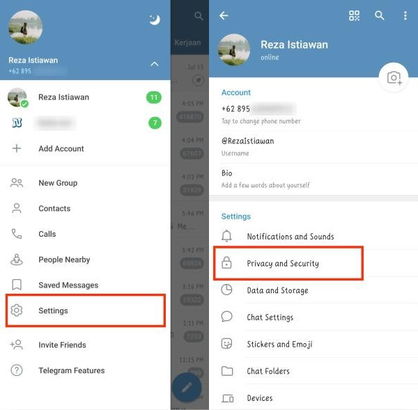 How to Hide Phone Number on Telegram