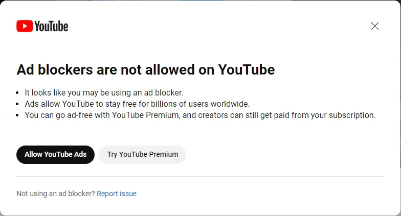 YouTube tests blocking videos unless you disable ad blockers  Resultworx