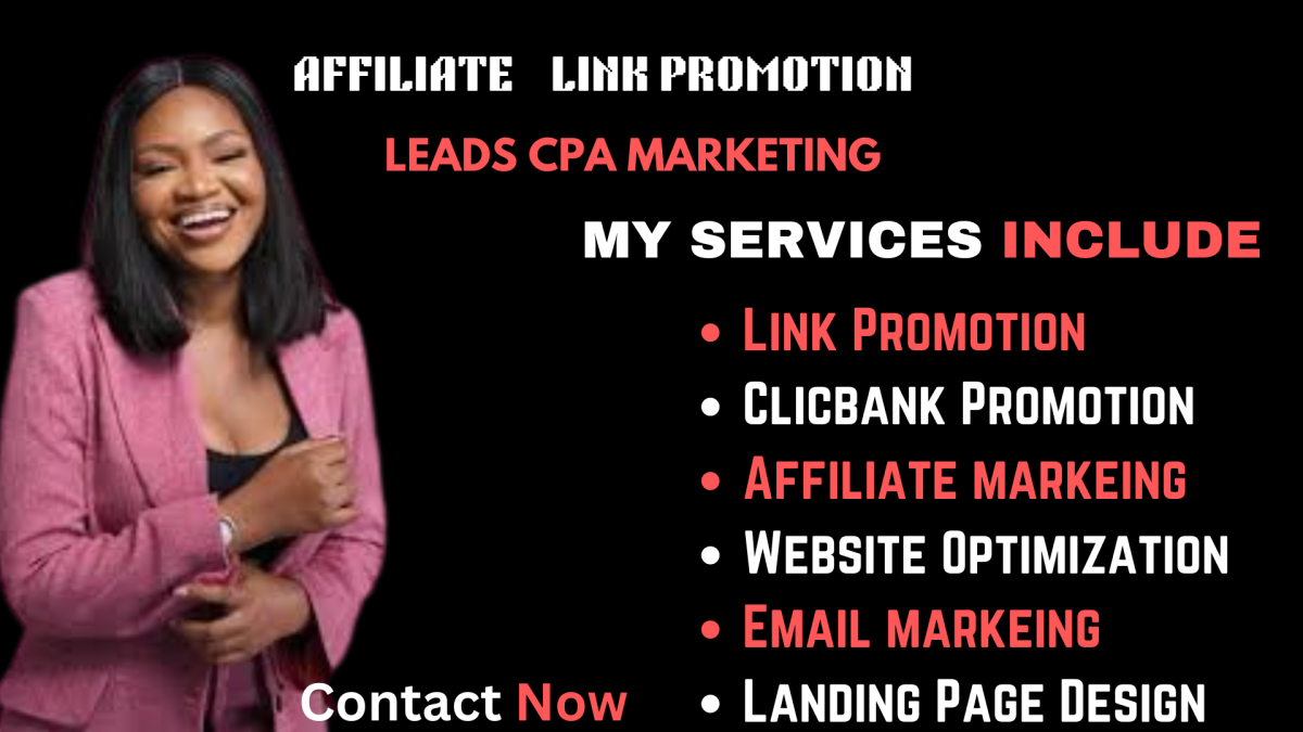 I will affiliate referral link promotion, affiliate referral link promotion